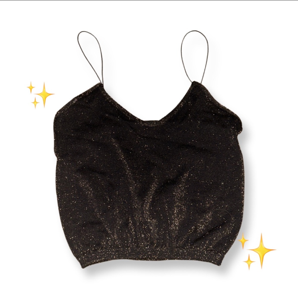 Intimately by Free People Glitter Strappy Tank